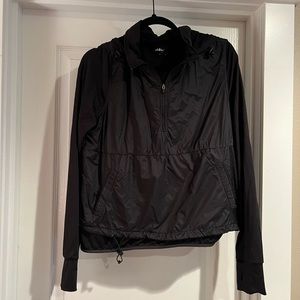 Black raincoat
